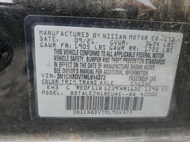 Photo 11 VIN: 3N1CN8DV7ML914373 - NISSAN VERSA S 