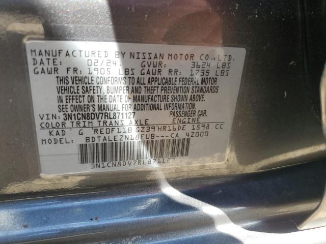 Photo 12 VIN: 3N1CN8DV7RL871127 - NISSAN VERSA S 