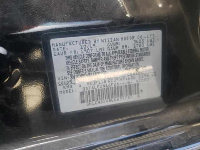 Photo 9 VIN: 3N1CN8DV8LL837737 - NISSAN VERSA S 