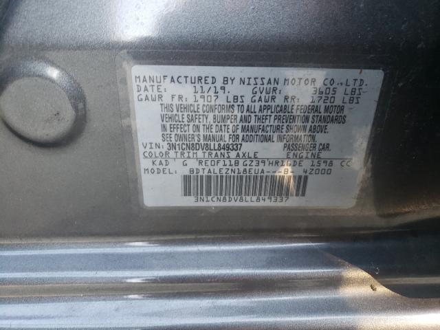 Photo 9 VIN: 3N1CN8DV8LL849337 - NISSAN VERSA S 