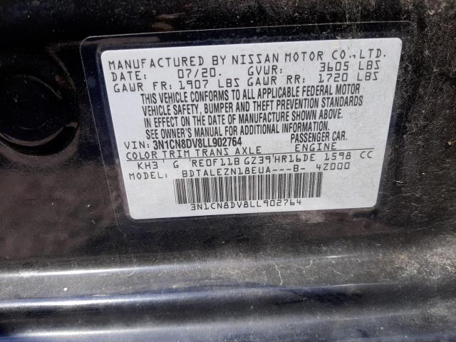 Photo 11 VIN: 3N1CN8DV8LL902764 - NISSAN VERSA 