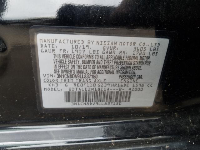 Photo 9 VIN: 3N1CN8DV9LL837150 - NISSAN VERSA S 