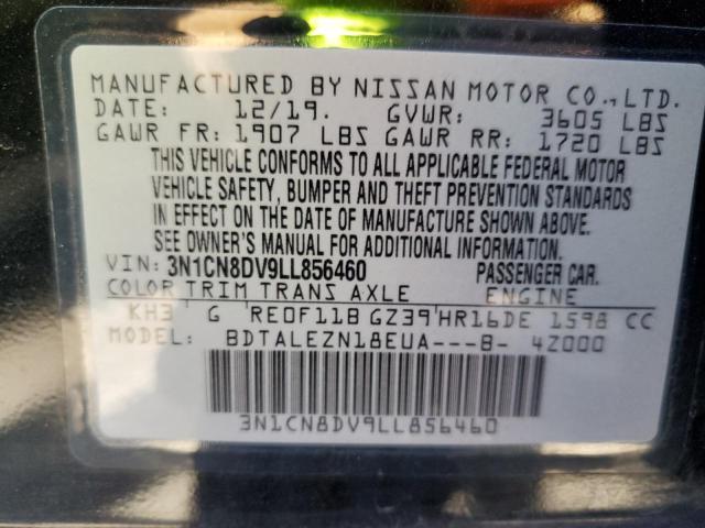 Photo 11 VIN: 3N1CN8DV9LL856460 - NISSAN VERSA S 