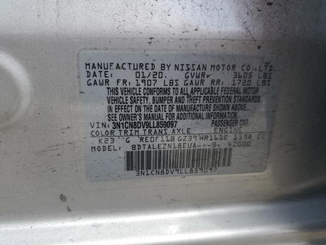 Photo 11 VIN: 3N1CN8DV9LL859097 - NISSAN VERSA 