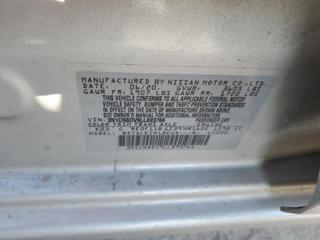 Photo 9 VIN: 3N1CN8DV9LL893766 - NISSAN VERSA S 