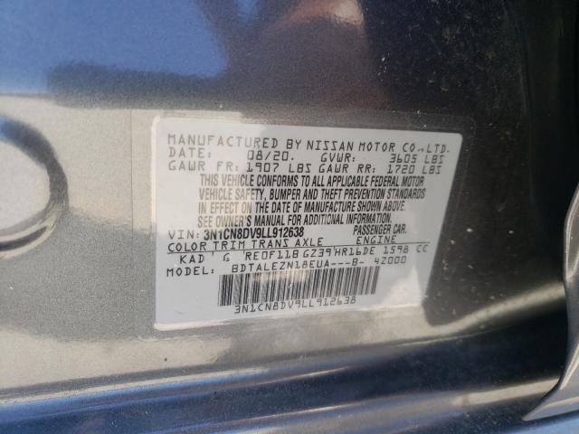 Photo 9 VIN: 3N1CN8DV9LL912638 - NISSAN VERSA S 