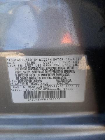 Photo 11 VIN: 3N1CN8DV9LL915202 - NISSAN VERSA 