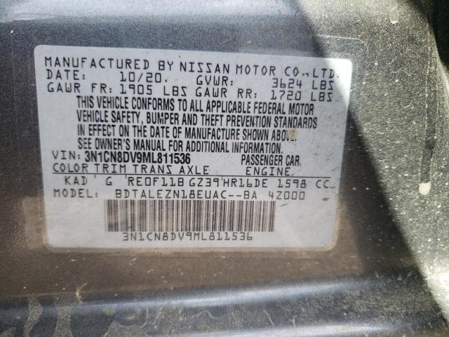 Photo 11 VIN: 3N1CN8DV9ML811536 - NISSAN VERSA S 