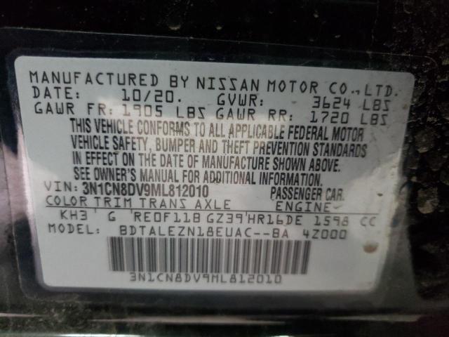 Photo 9 VIN: 3N1CN8DV9ML812010 - NISSAN VERSA S 