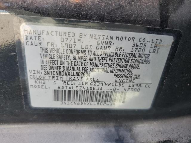 Photo 12 VIN: 3N1CN8DVXLL802634 - NISSAN VERSA S 