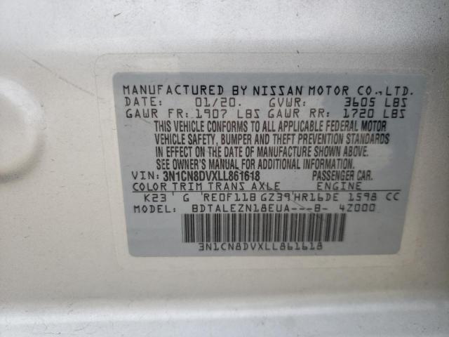 Photo 9 VIN: 3N1CN8DVXLL861618 - NISSAN VERSA 