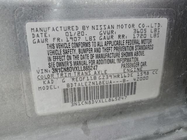 Photo 11 VIN: 3N1CN8DVXLL865247 - NISSAN VERSA 