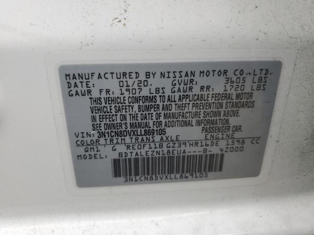 Photo 9 VIN: 3N1CN8DVXLL869105 - NISSAN VERSA S 