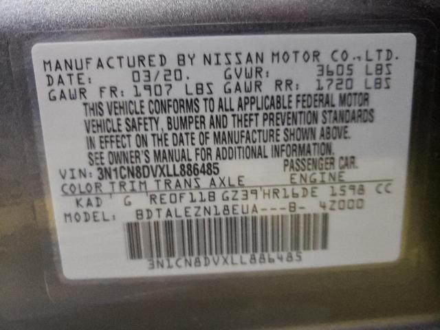 Photo 11 VIN: 3N1CN8DVXLL886485 - NISSAN VERSA 