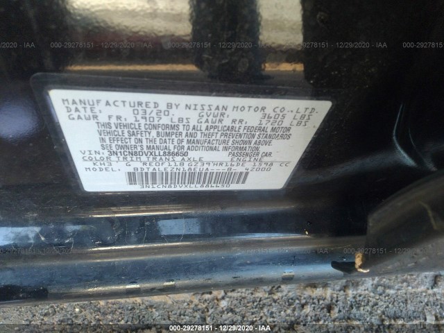 Photo 8 VIN: 3N1CN8DVXLL886650 - NISSAN VERSA 