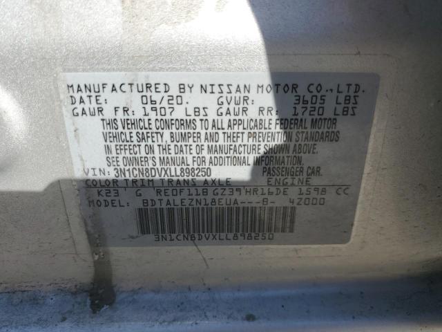 Photo 9 VIN: 3N1CN8DVXLL898250 - NISSAN VERSA S 