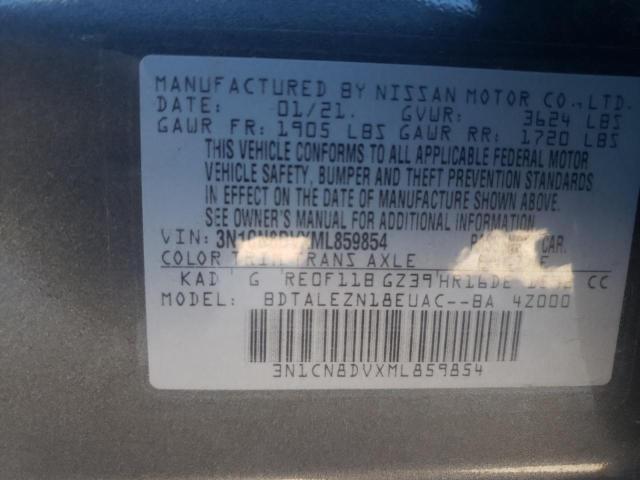 Photo 9 VIN: 3N1CN8DVXML859854 - NISSAN VERSA S 