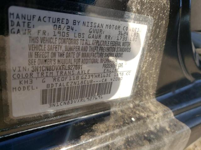 Photo 12 VIN: 3N1CN8DVXRL927691 - NISSAN VERSA S 