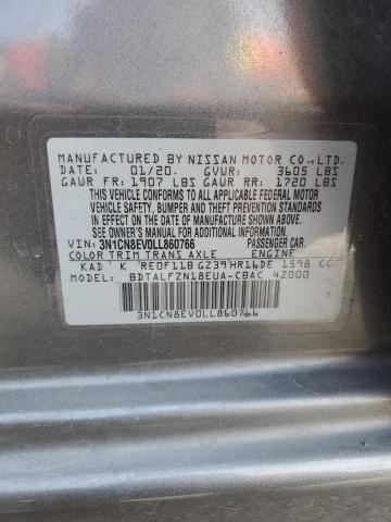 Photo 11 VIN: 3N1CN8EV0LL860766 - NISSAN VERSA 