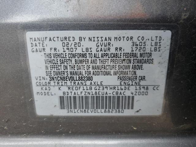 Photo 11 VIN: 3N1CN8EV0LL882380 - NISSAN VERSA 