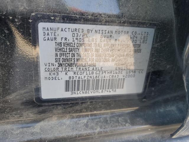 Photo 11 VIN: 3N1CN8EV0ML874698 - NISSAN VERSA SV 