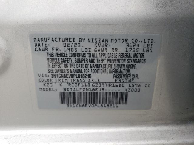 Photo 11 VIN: 3N1CN8EV0PL818216 - NISSAN VERSA 