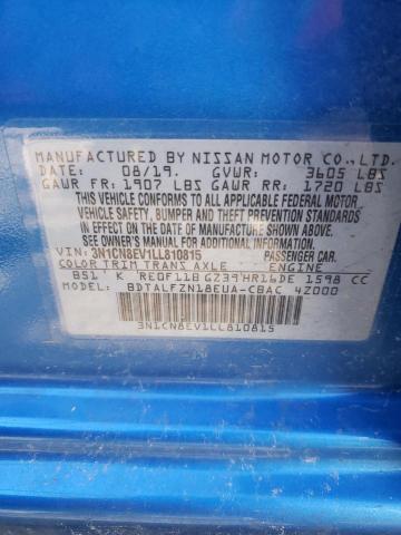 Photo 11 VIN: 3N1CN8EV1LL810815 - NISSAN VERSA SV 