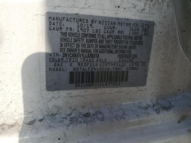 Photo 11 VIN: 3N1CN8EV1LL839313 - NISSAN VERSA 