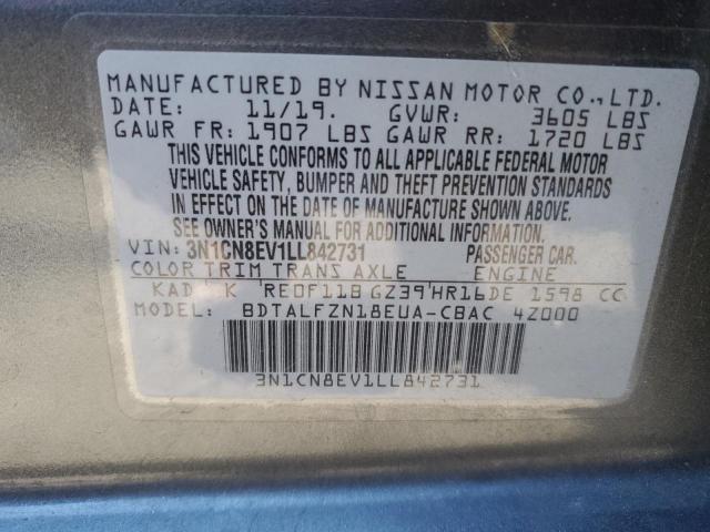 Photo 11 VIN: 3N1CN8EV1LL842731 - NISSAN VERSA SV 