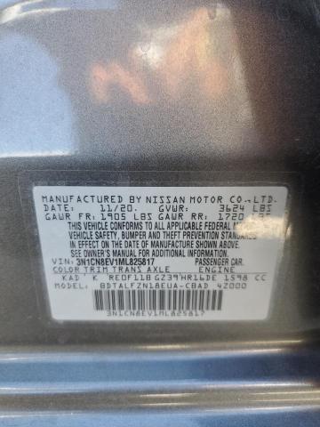 Photo 11 VIN: 3N1CN8EV1ML825817 - NISSAN VERSA SV 