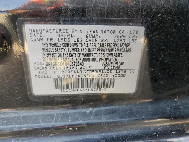 Photo 11 VIN: 3N1CN8EV1ML872040 - NISSAN VERSA SV 