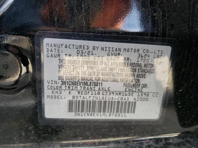 Photo 11 VIN: 3N1CN8EV1ML878811 - NISSAN VERSA SV 