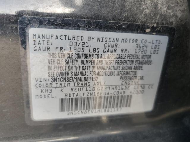 Photo 11 VIN: 3N1CN8EV1ML881157 - NISSAN VERSA 