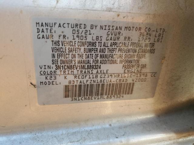 Photo 12 VIN: 3N1CN8EV1ML889324 - NISSAN VERSA SV 