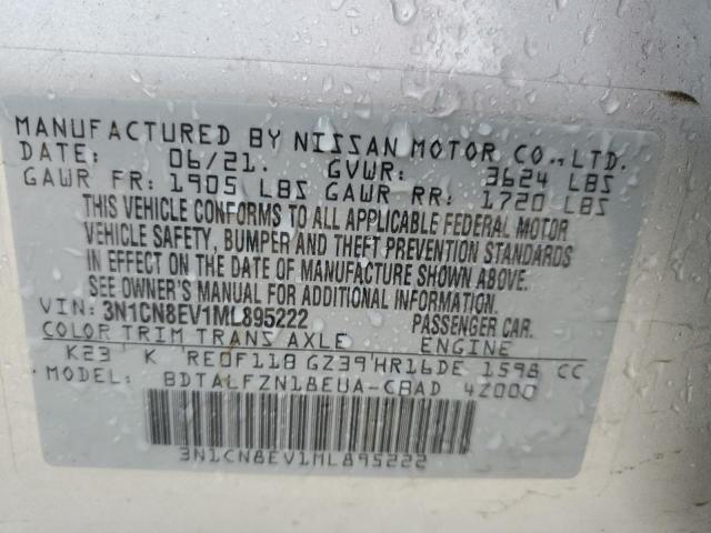 Photo 11 VIN: 3N1CN8EV1ML895222 - NISSAN VERSA 