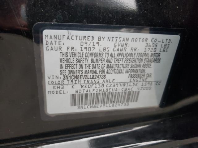 Photo 9 VIN: 3N1CN8EV2LL824738 - NISSAN VERSA SV 