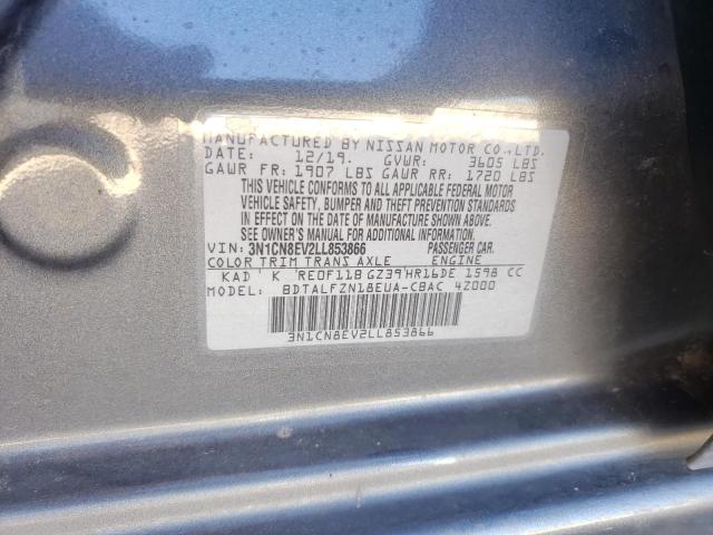 Photo 9 VIN: 3N1CN8EV2LL853866 - NISSAN VERSA SV 