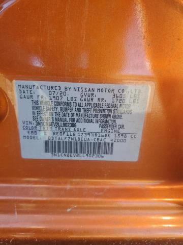 Photo 12 VIN: 3N1CN8EV2LL902306 - NISSAN VERSA 