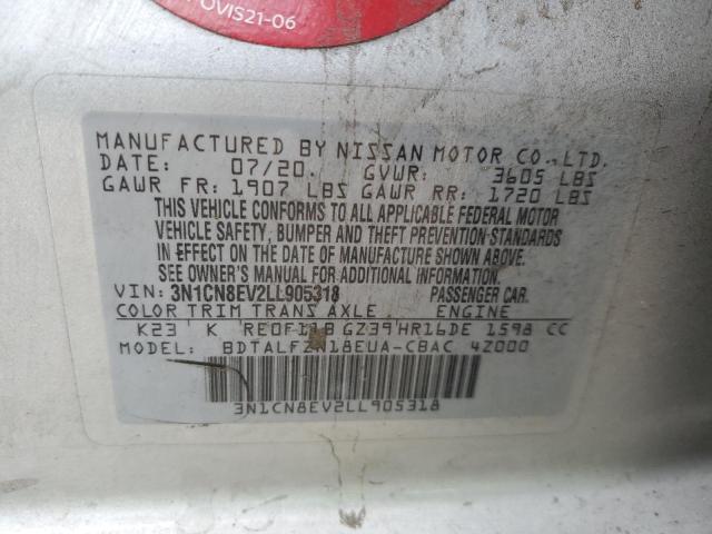 Photo 11 VIN: 3N1CN8EV2LL905318 - NISSAN VERSA 