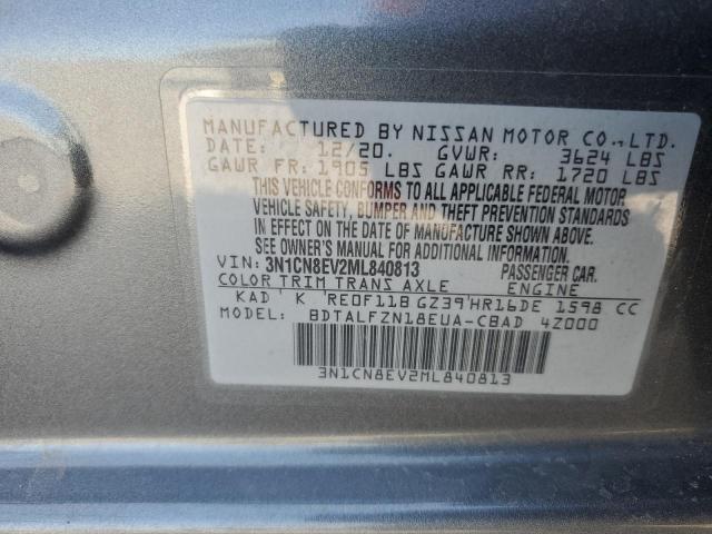 Photo 11 VIN: 3N1CN8EV2ML840813 - NISSAN VERSA SV 