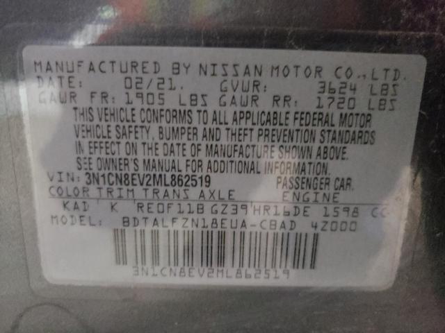 Photo 11 VIN: 3N1CN8EV2ML862519 - NISSAN VERSA 