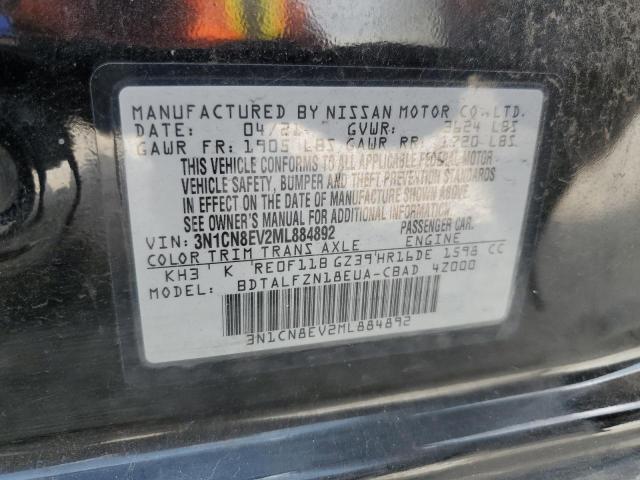 Photo 11 VIN: 3N1CN8EV2ML884892 - NISSAN VERSA SV 