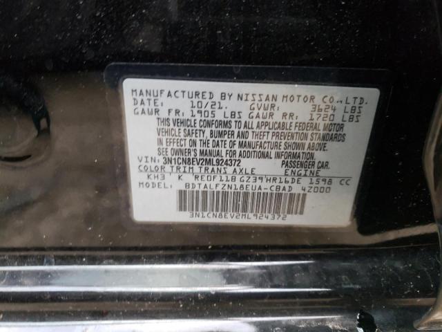 Photo 11 VIN: 3N1CN8EV2ML924372 - NISSAN VERSA SV 