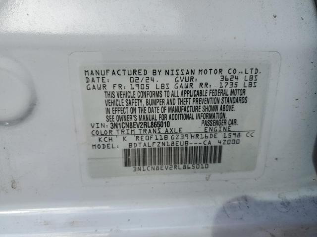 Photo 11 VIN: 3N1CN8EV2RL865010 - NISSAN VERSA SV 