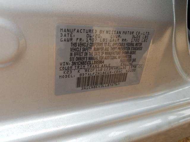 Photo 9 VIN: 3N1CN8EV3LL895964 - NISSAN VERSA SV 