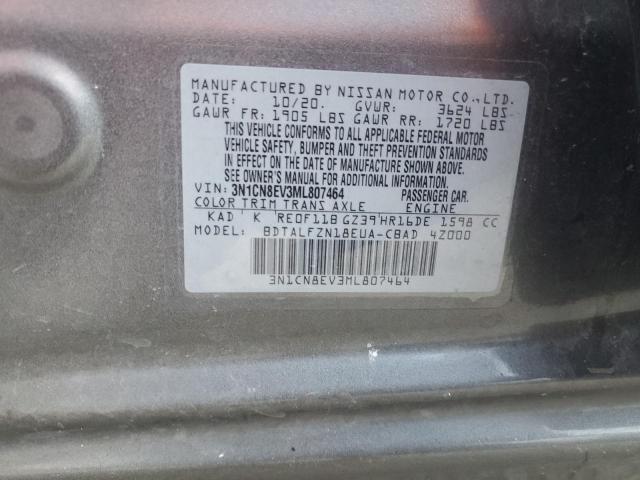 Photo 12 VIN: 3N1CN8EV3ML807464 - NISSAN VERSA 