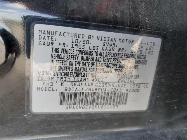 Photo 11 VIN: 3N1CN8EV3ML811109 - NISSAN VERSA 