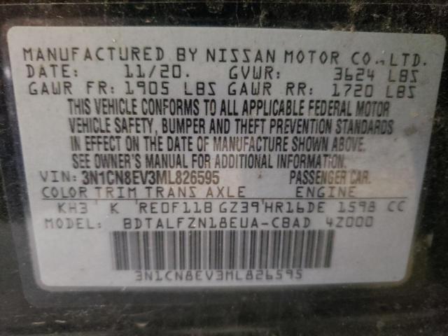 Photo 11 VIN: 3N1CN8EV3ML826595 - NISSAN VERSA 