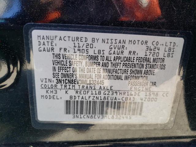 Photo 11 VIN: 3N1CN8EV3ML832445 - NISSAN VERSA SV 