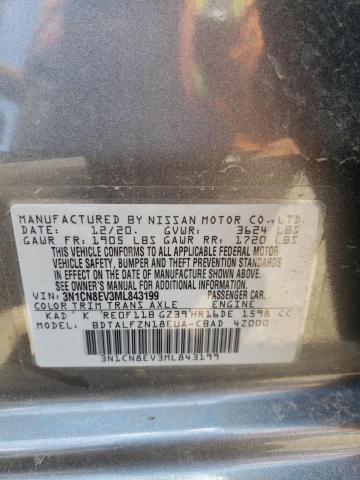 Photo 11 VIN: 3N1CN8EV3ML843199 - NISSAN VERSA SV 